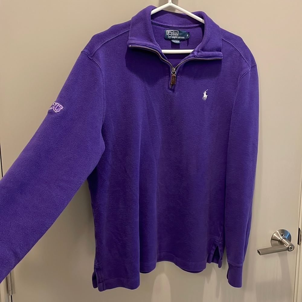 Polo by Ralph Lauren TCU quarter zip, size S